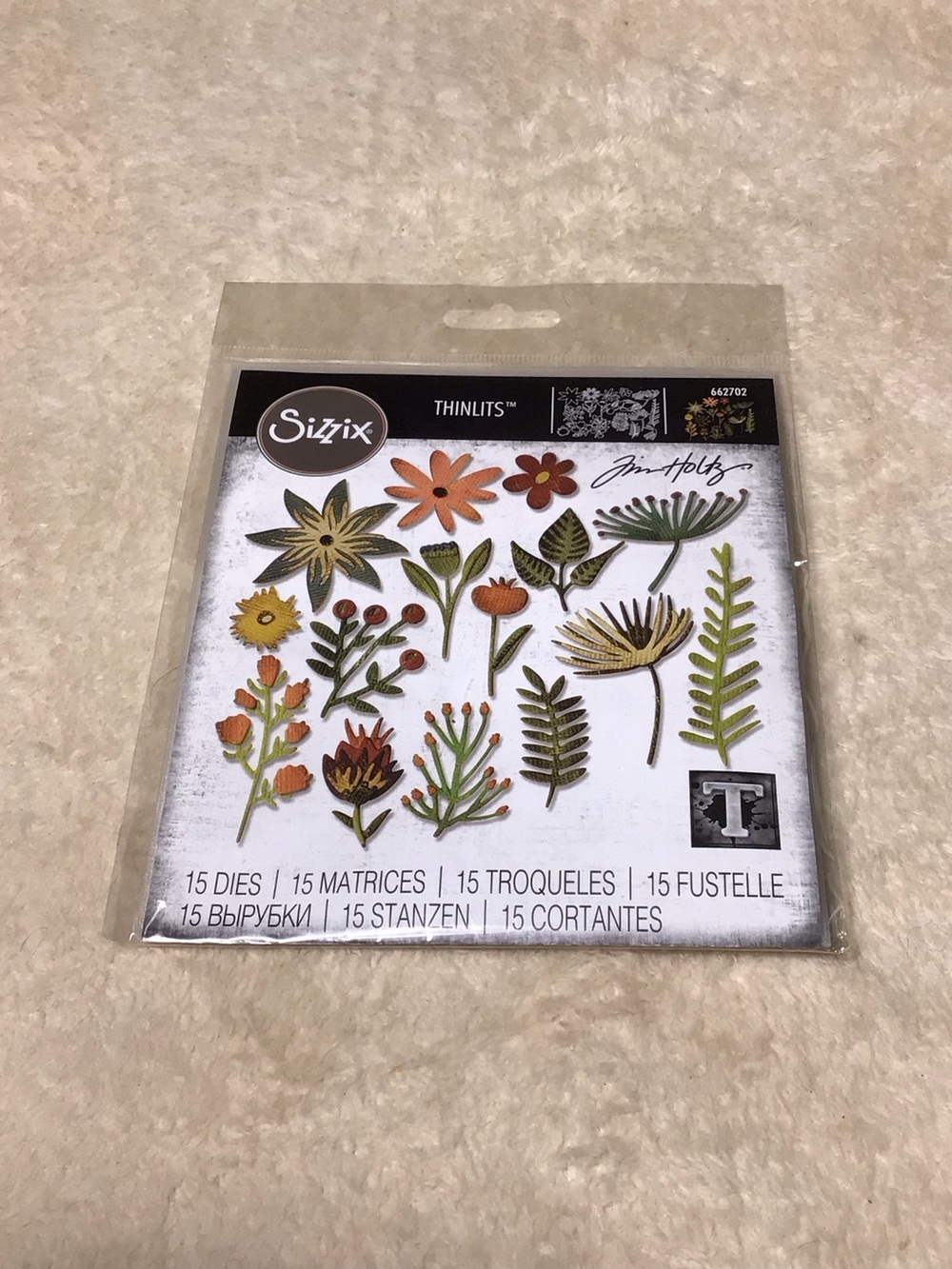 Sizzix Thinlits Floral Die Set